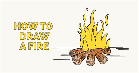 Slow fire in low resolution. How to Draw a Fire in a Few Easy Steps | Easy Drawing Guides