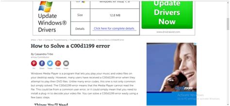 6 Lösningar För Windows Media Player Error C00d1199