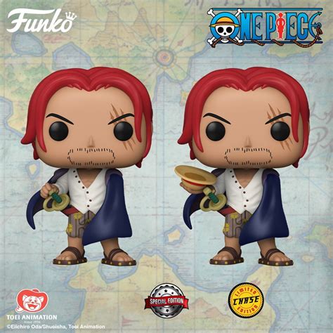 Funko Pop One Piece Shanks 939 Chase Special Edition Exclusive