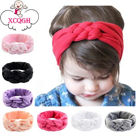 Xcqgh Baby Headband Cotton Elastic Knot Baby Girl Hair Accessories