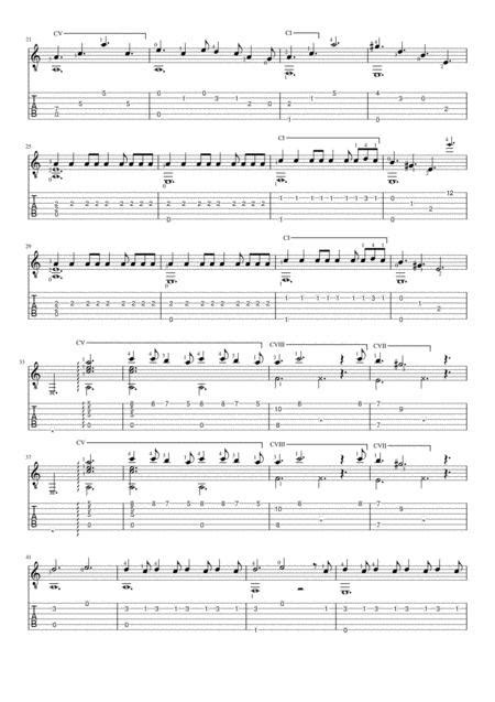 Believer Imagine Dragons Fingerstyle Solo Guitar Tab By Imagine