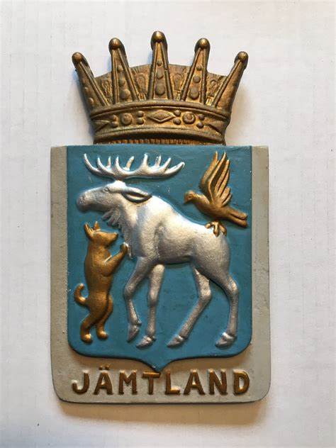 Västra götalands län är ett av sveriges län, beläget i sydvästra delen av landet, vid den norra och mellersta delen av sveriges västkust och vars residensstad är göteborg. Landskapsvapen Jämtland (407930008) ᐈ Köp på Tradera