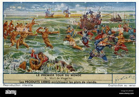 Magellans Death At The Battle Of Mactan Philippines 1521 First