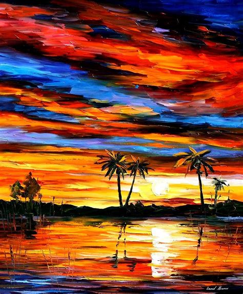 Leonid Afremov Sunset Paintings Images And Photos Finder