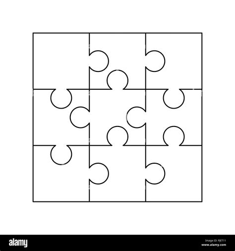 Jigsaw Cover Stock Vector Images Alamy