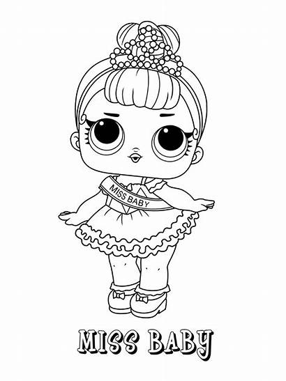Lol Coloring Pages Surprise Dolls Printable Doll