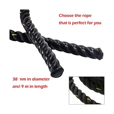 Dawoo Battle Ropes Mm M Basics Exercise Rope For Home Gym