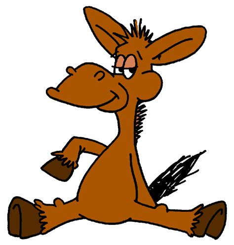 Donkey Cartoon Clip Art