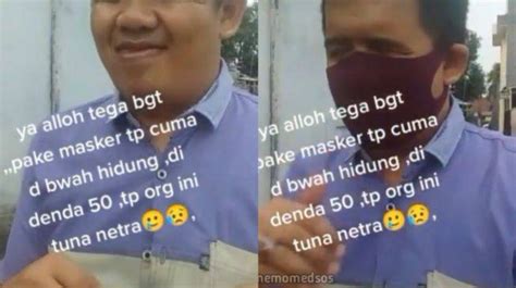 Viral Video Tunanetra Didenda Petugas Karena Masker Melorot Kini Yang