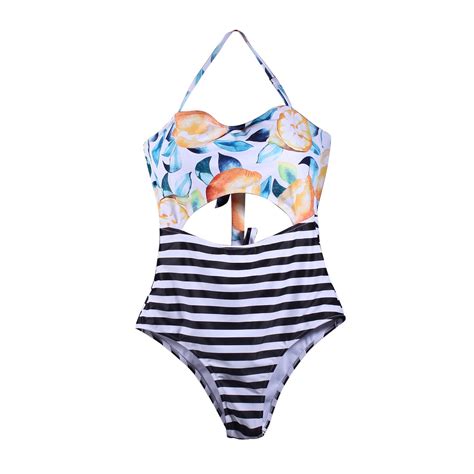 Women One Piece Push Up Bikini Bandage Monokini Swimsuit Bathing Swimwear Beach Summer Crop Top