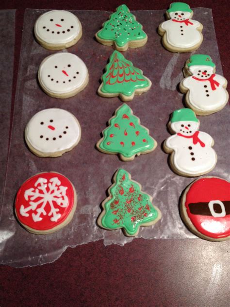 Royal Icing Christmas Cookie Ideas Christmas Cookie Tray Santa