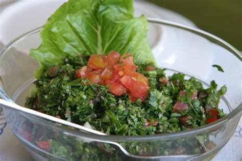 Tabbouleh Lebanese Parsley Salad Middle Eastern Recipes Lebanese