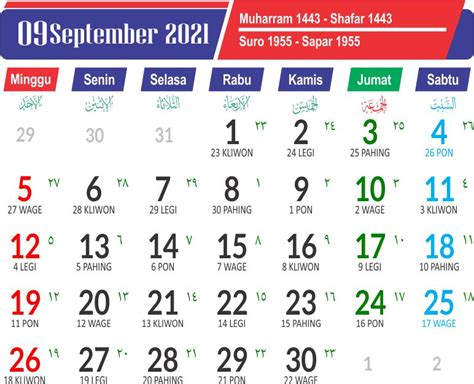 Hari libur nasional 2021 tahun masehi. Download Template Kalender Nasional + Jawa Lengkap 2021 ...