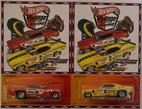 Hot Wheels Mongoose And Snake Funny Cars On Retro Rigs Car Culture My