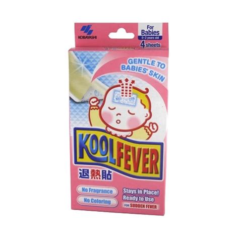 Koolfever baby absorbs and disperses heat effectively and can be used when your baby becomes feverish. Kool Fever Baby 4's | KPJ Healthshoppe