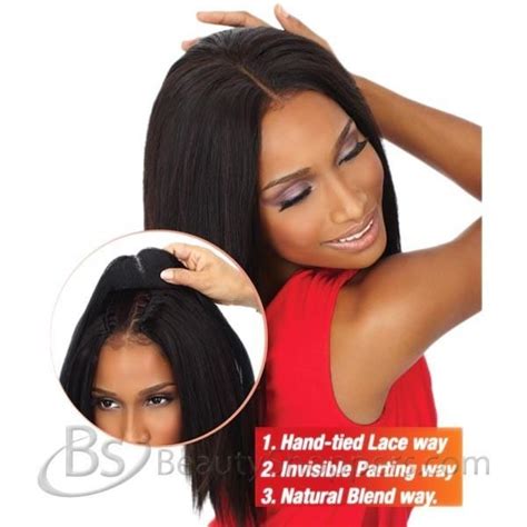 Goddess Remi Human Hair Piece 3 Way Part™ Yaki Closure 10 ~12 Human