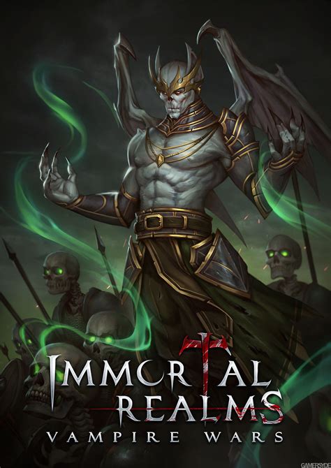 Tonight, the smell of blood is strong on the wind, and a red moon lights up the dark sky. Immortal Realms: Vampire Wars launches Spring 2020 - Gamersyde