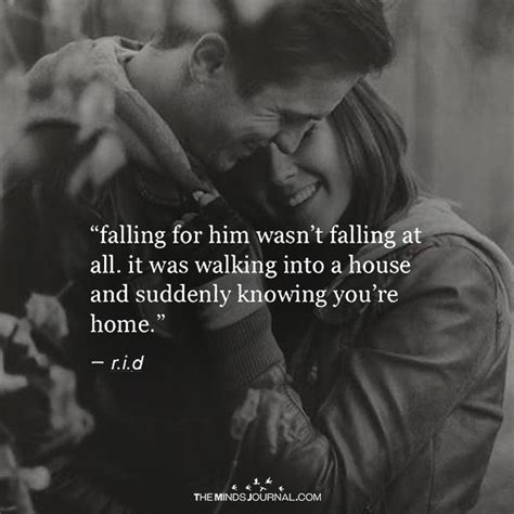 Falling For Him Wasnt Falling At All Falling For You Quotes