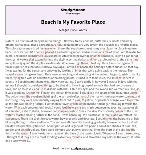 🌈 Beach Is My Favorite Place 6 Reasons The Beach Is My Favorite Place 2022 11 12