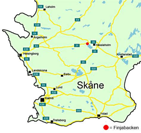 Kristianstad är huvudort för länets landsting, region skåne. Hässleholm Karta Skåne | Karta 2020