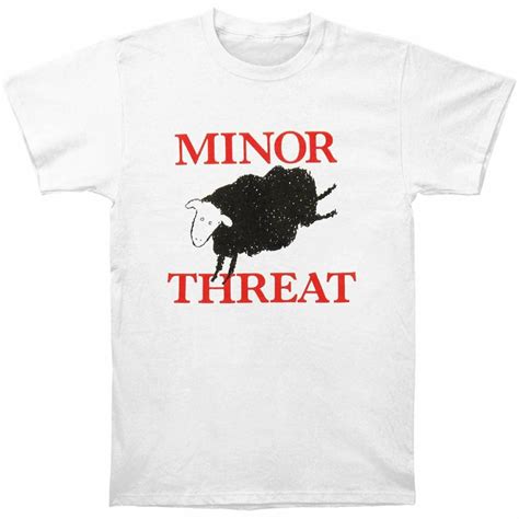Minor Threat Black Sheep T Shirt Ronole Minor Threat Men Shirt Style Short Men Fashion