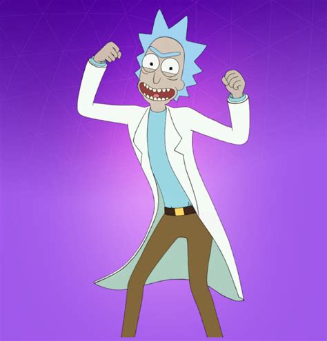 The Rick And Morty Skin A Fortnite Promotional Skin Cartooncrazy