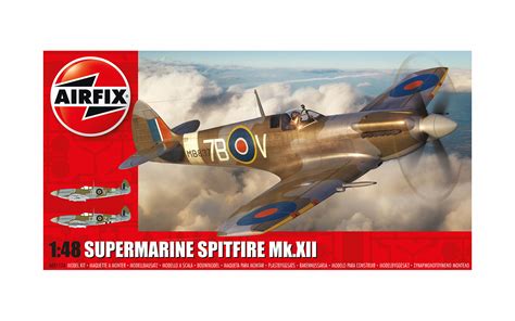 Airfix Supermarine Spitfire Mkxii 148 Scale Model Kit 05117