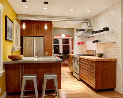 Scrub the cabinets thoroughly with a strong degreasing cleaner, such as trisodium phosphate (tsp). Exposed Ducting | Houzz