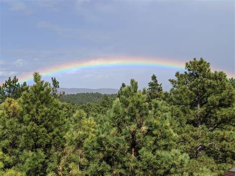 Rainbow Over The Hills Fan Photofridayblack Hills