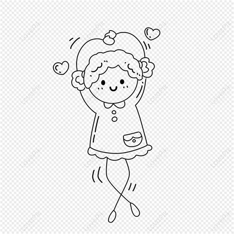 Dancing Girl Stick Figure Png Picture And Clipart Image For Free