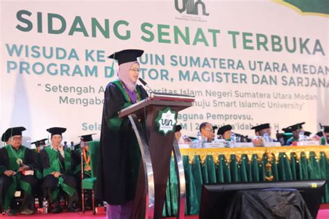 Gelar Wisuda Ke80 Rektor Uin Su Milik Masyarakat Sumatra Utara