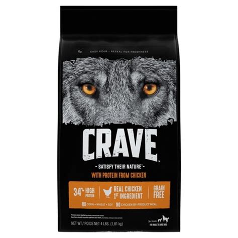 It can be quite intimidating to go to your local pet store to find hundreds of different pet foods on the shelves and not knowing which one is a good choice for your furry friend. Crave Grain Free Adult Dry Dog Food With Protein From ...