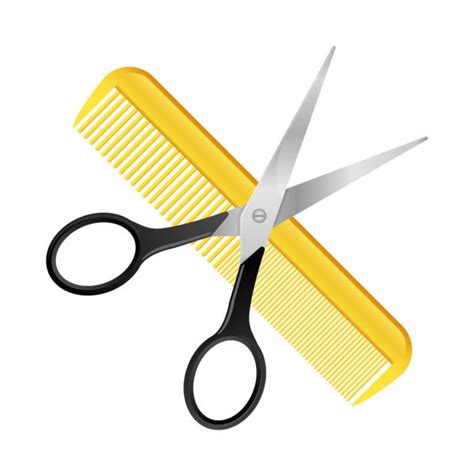 Barber Scissor And Comb — Stock Vector © Bluezace 11590865