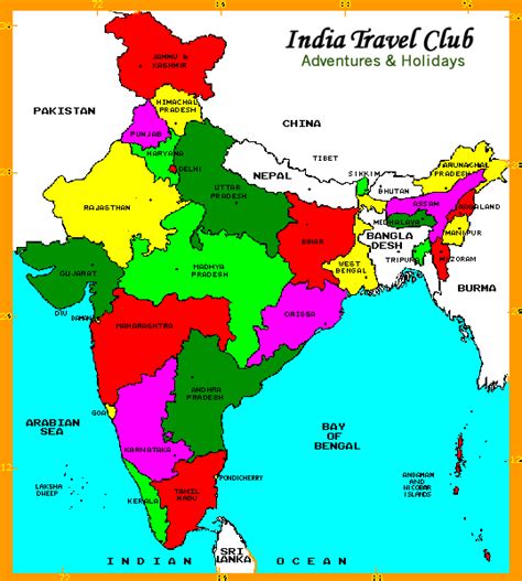 Índia Mapas Geográficos Da Índia Enciclopédia Global™