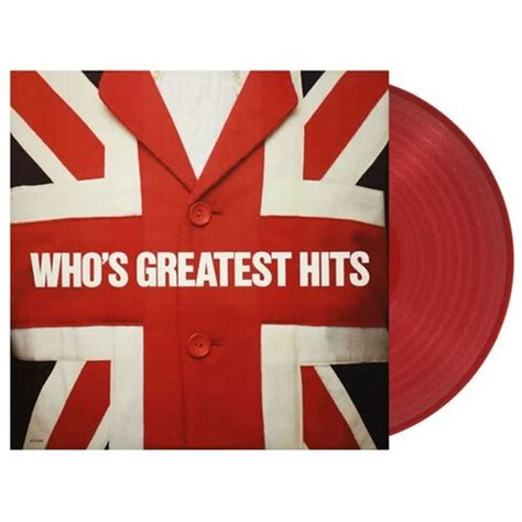 The Who Greatest Hits Red Vinyl