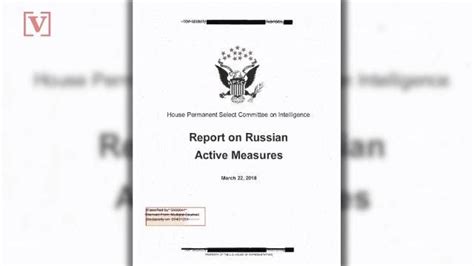 House Intelligence Committee Releases Redacted Russia Report