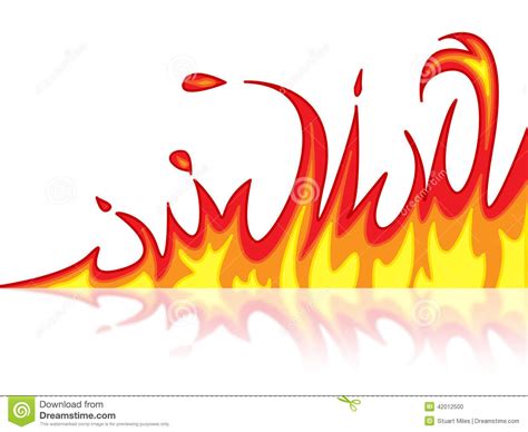 Fire Reflection Stock Illustrations 8423 Fire Reflection Stock