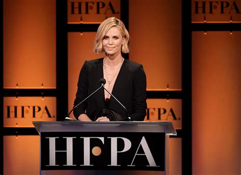Charlize Theron Speaks Onstage During The Charlize Theron