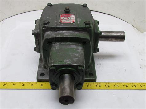 Ohio Ra 2 Ra2 Right Angle Bevel Gear Drive Speed Reducer Gearbox 21