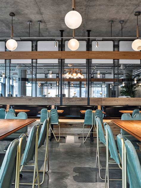 Avroko Designs A Workplace Cafeteria For Dropbox Restaurant Interior