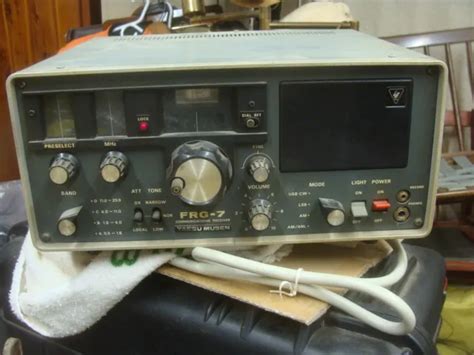 Yaesu Musen Frg Shortwave Ham Radio Communications Receiver Powers