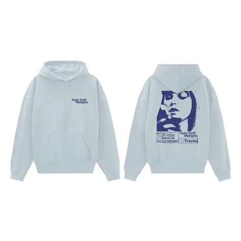 Taylor Swift Midnights Blue Hoodie 2 Side Taylor New Album Etsy