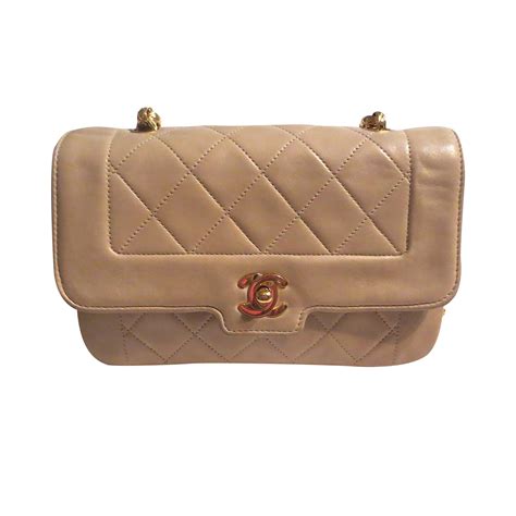 Chanel Handbag Beige Leather Ref30803 Joli Closet