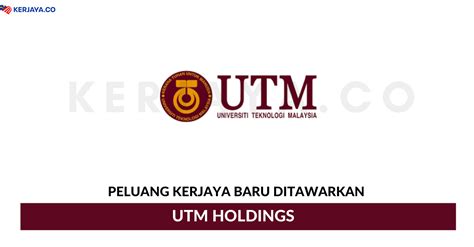 Jawatan kosong 2019 terkini ok? Jawatan Kosong Terkini UTM Holdings • Kerja Kosong ...