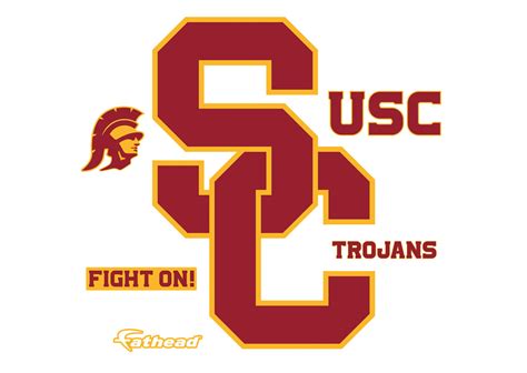 Decorate your laptops, water bottles, helmets, and cars. USC Trojans: Logo - Giant Officially Licensed Removable ...