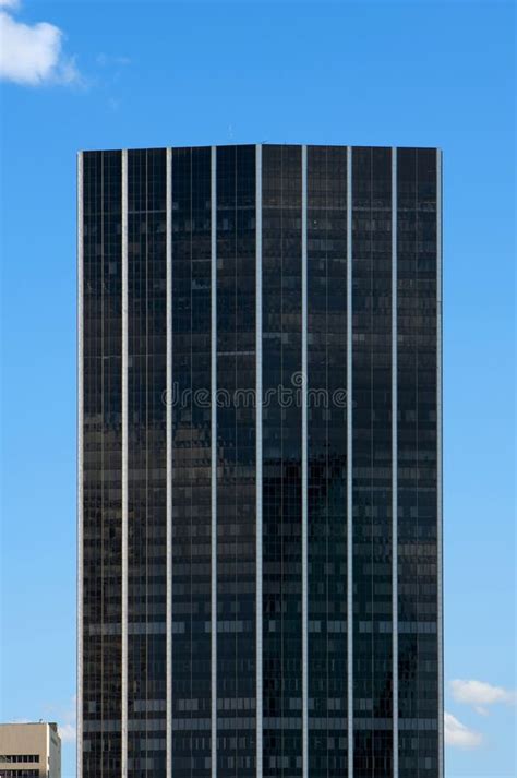A Sleek Black Skyscraper Stock Photo Image Of High Backgrounds 5852118