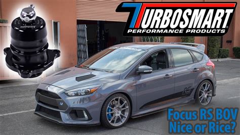 Focus RS BOV Comparison Stock VS Turbosmart Kompact Shortie Dual Port