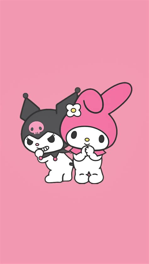 Kuromi And My Melody Background Carrotapp