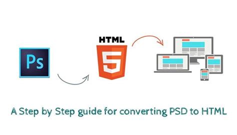 A Step By Step Guide For Converting Psd To Html Step Guide Psd Web