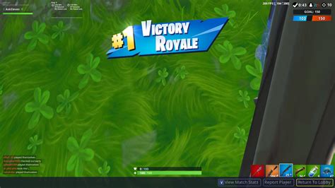 I Just Got The Victory Royale Screen After Losing A Game Of Team Rumble Fortnitebr